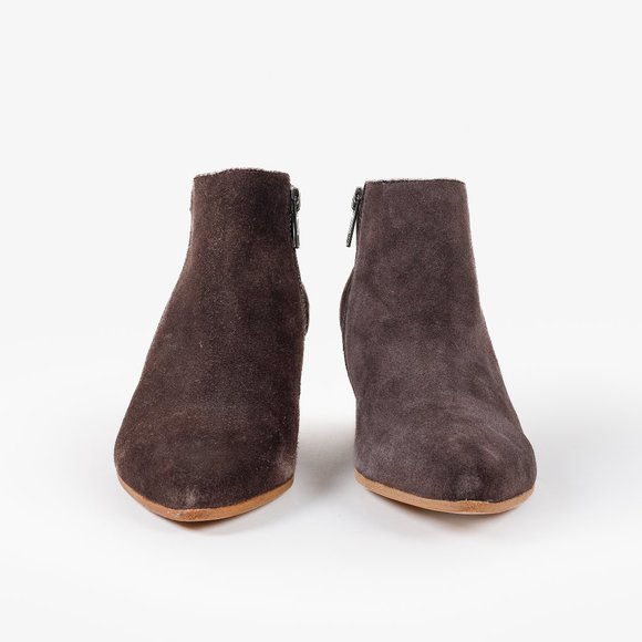 Woman by Common Projects Brown Suede Ankle Boots - Picture 2 of 10